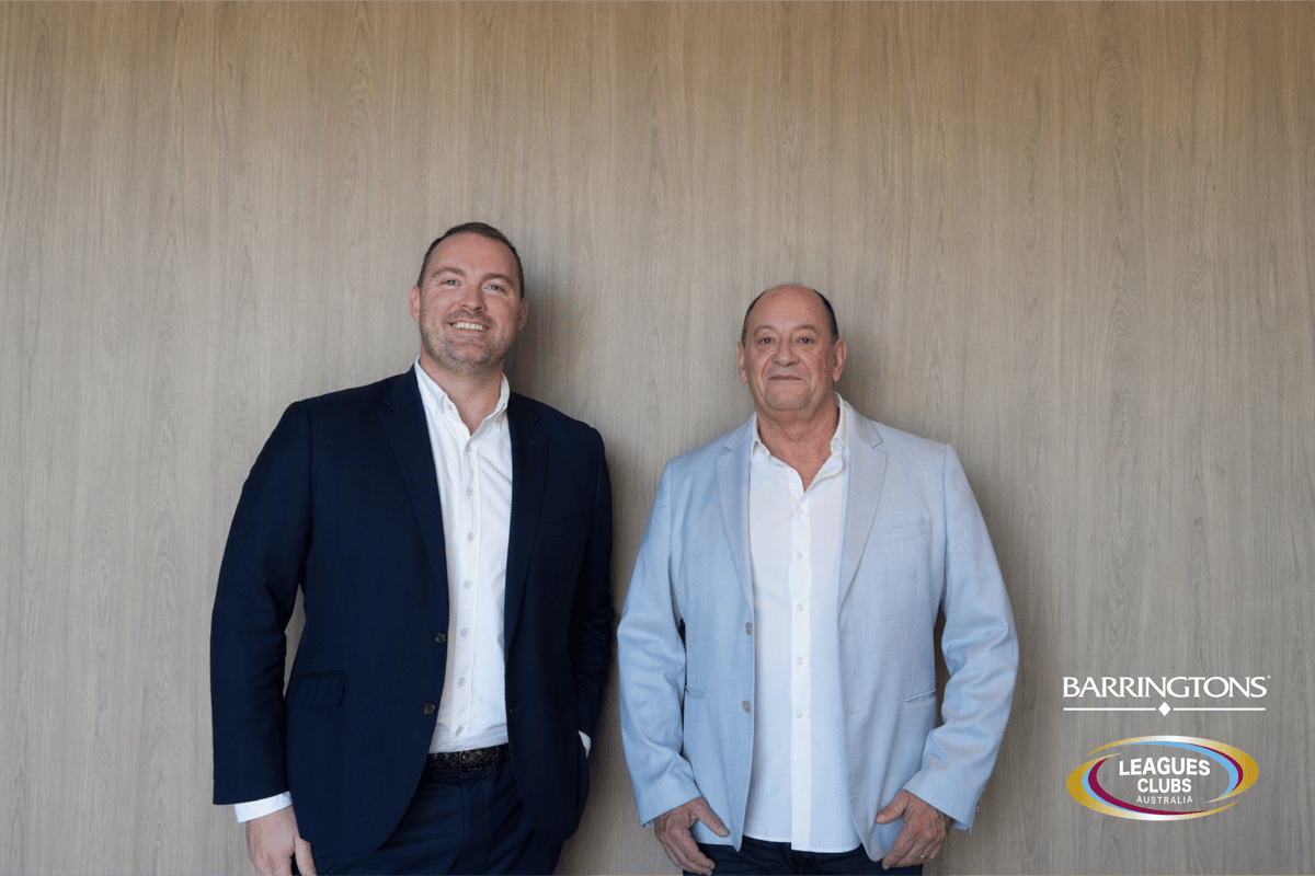 Barringtons Announces Extended Partnership with Leagues Club Australia